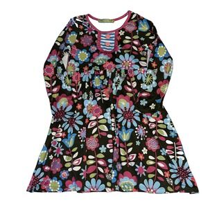 Boutique Millie Loves Lily Flower Floral Ruffle Button Dress 8 BTS